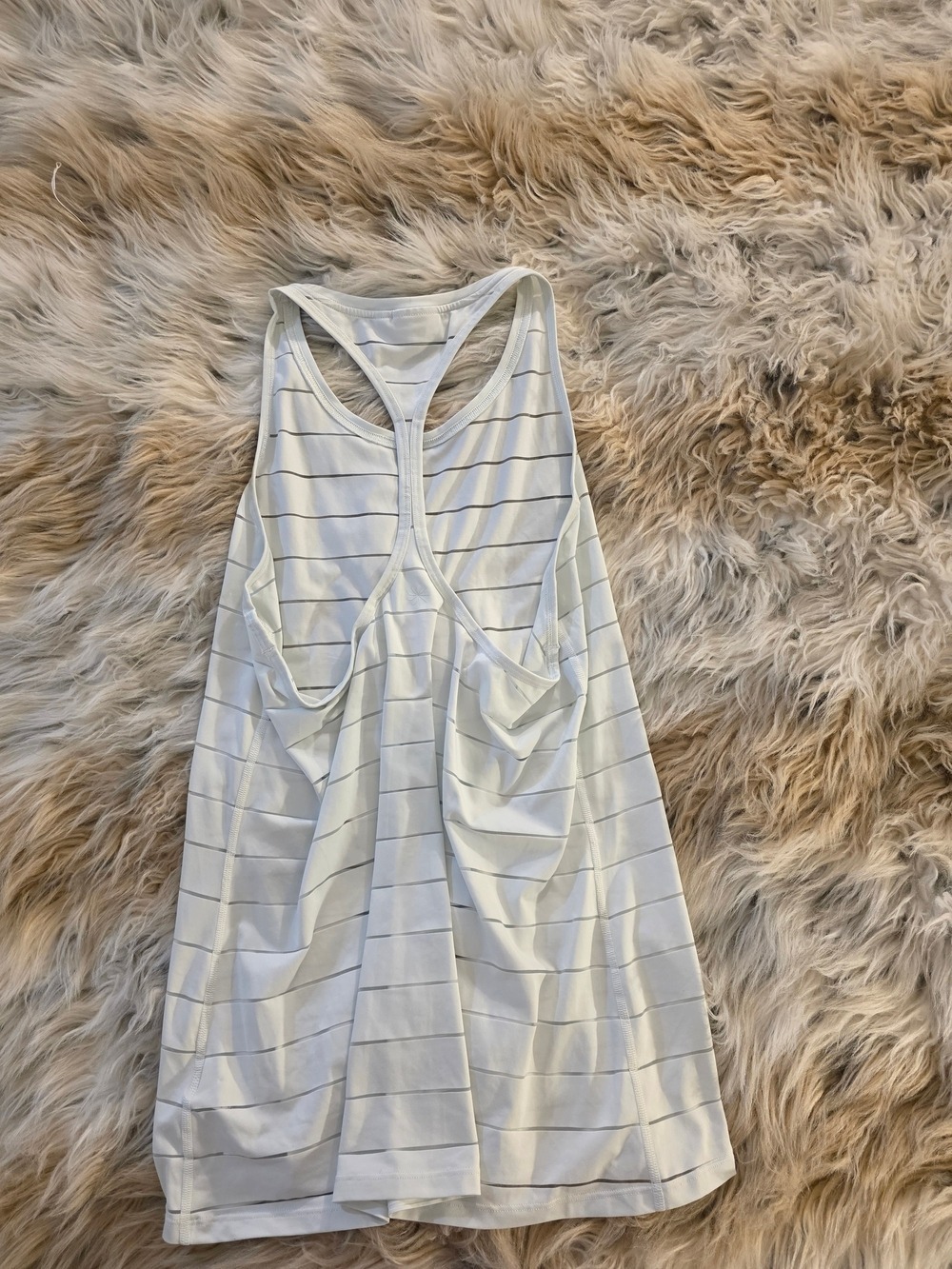 Athleta Spring Mint Chi Striped Racerback Tank - Picture 4 of 6